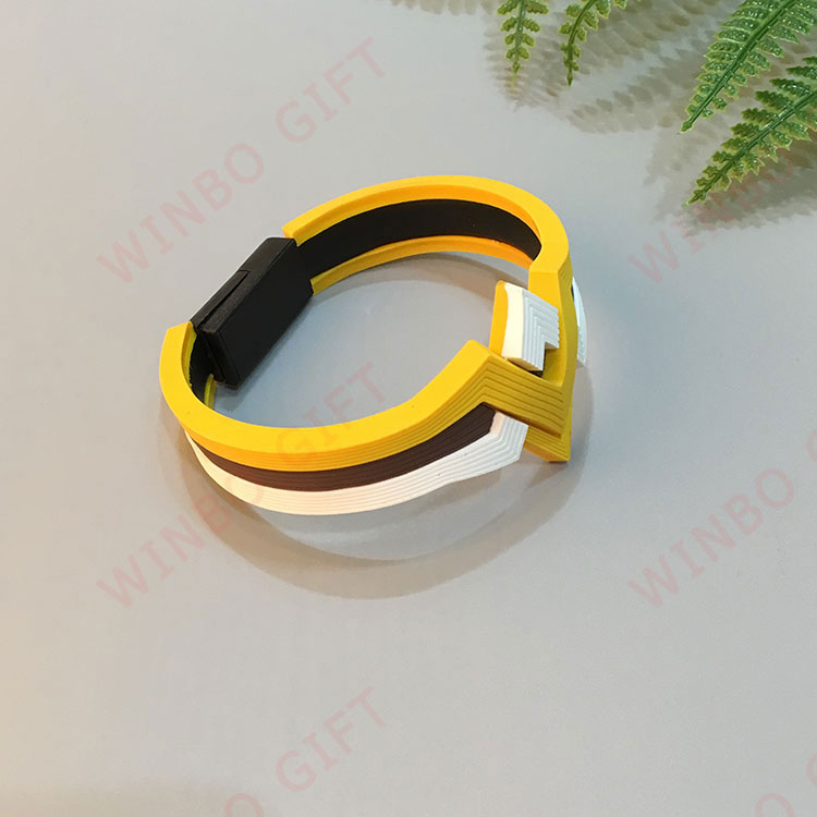 usb充電數據線硅膠手環