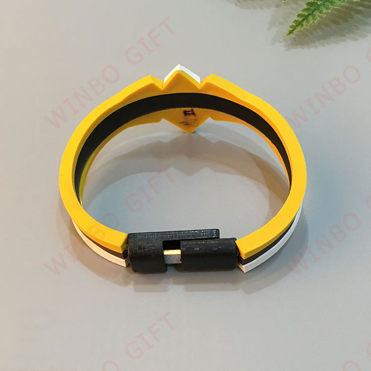 usb充電數據線硅膠手環