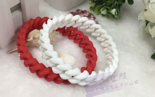 硅膠麻花手環(huán)